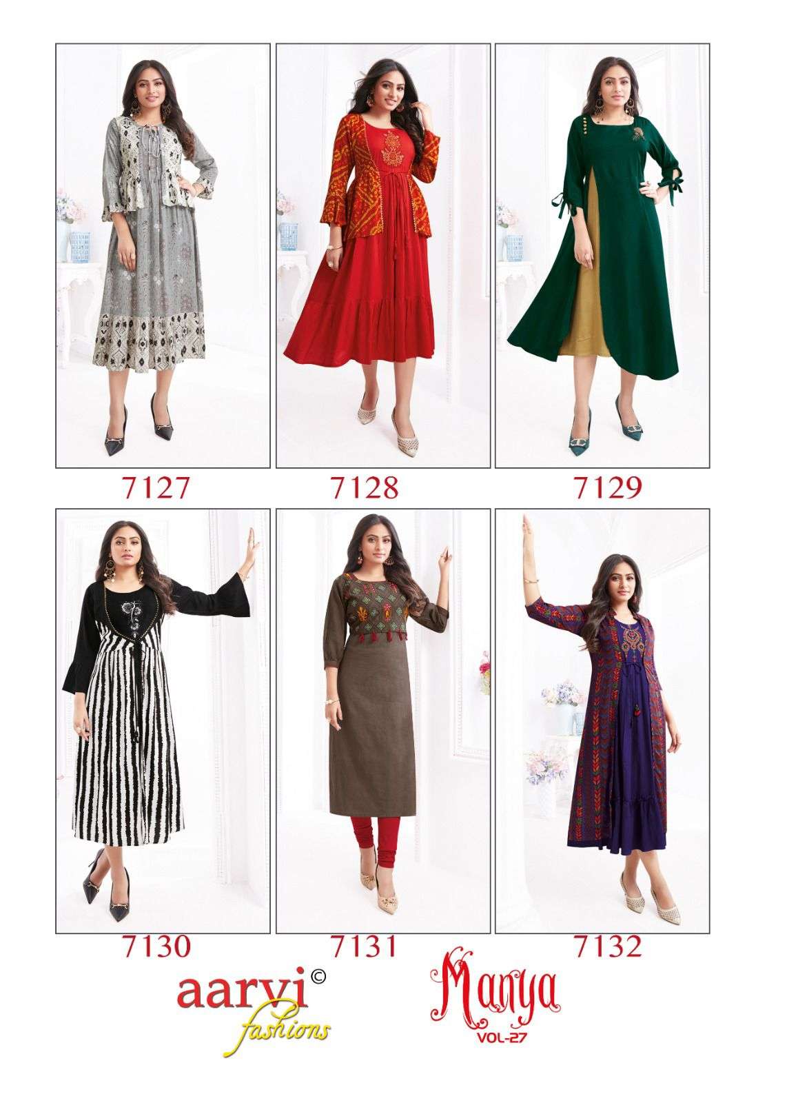 Aarvi Manya Vol- 27 – Readymade Wholesale catalog