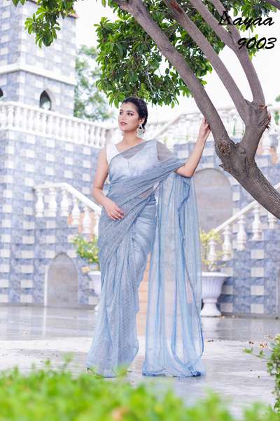 Aayaa Aaradhna Vol 9 Ready To Wear Net Saree Wholesale catalog
