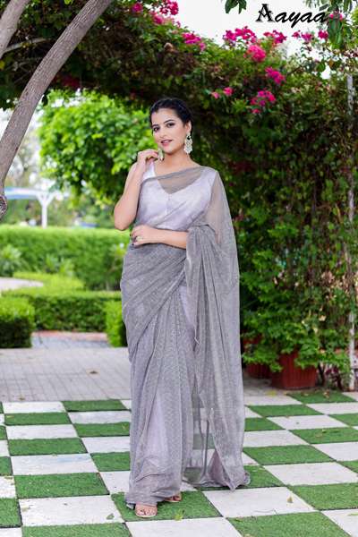 Aayaa Aaradhna Vol 9 Ready To Wear Net Saree Wholesale catalog