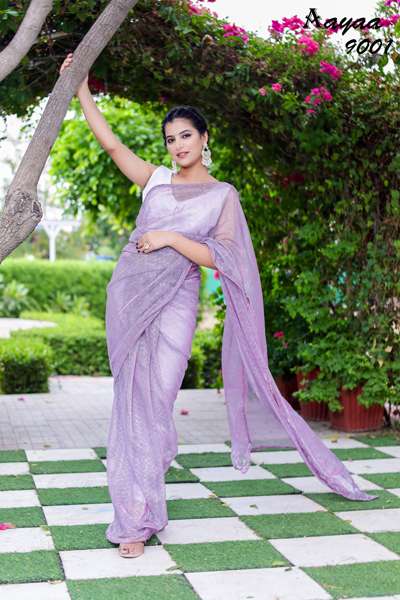 Aayaa Aaradhna Vol 9 Ready To Wear Net Saree Wholesale catalog