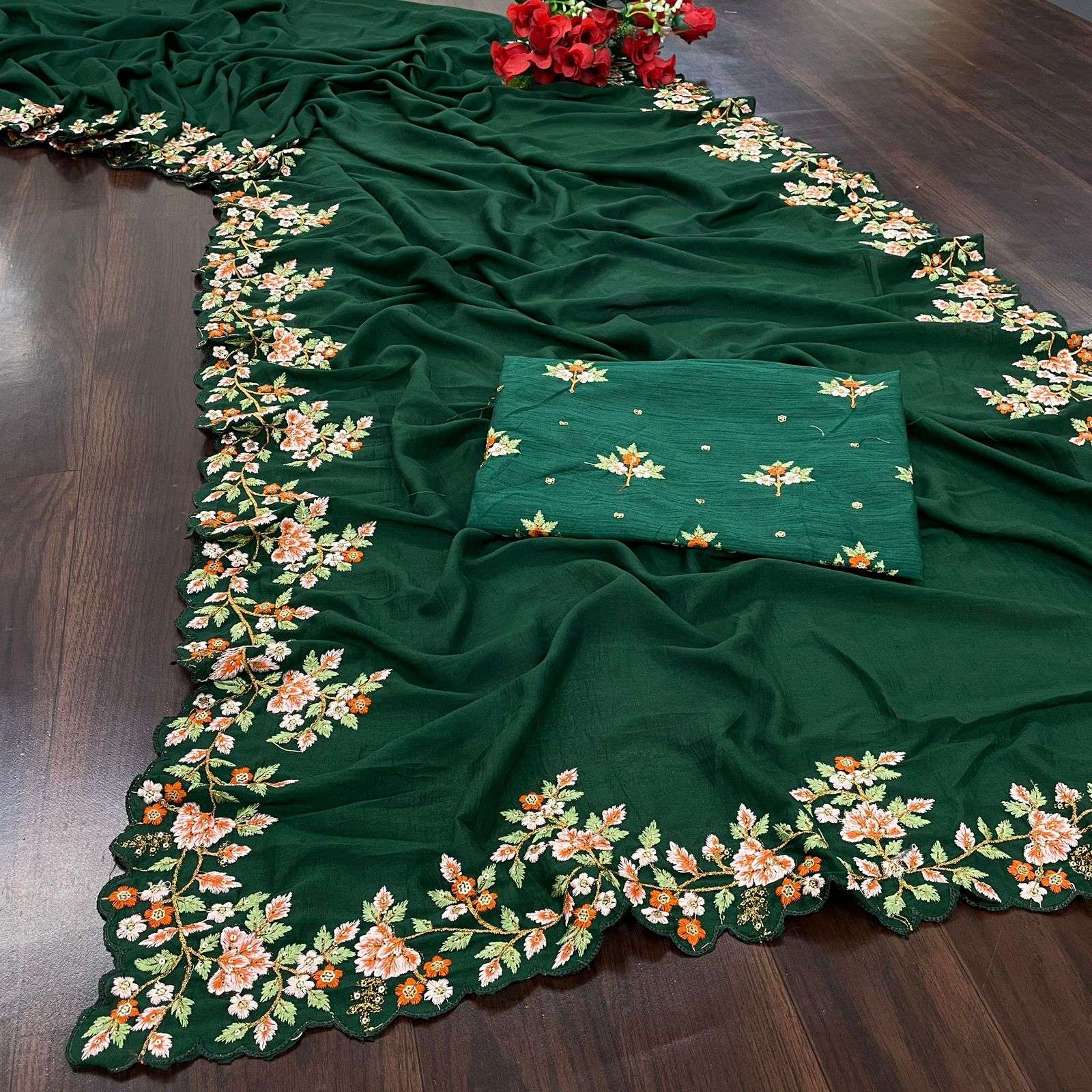 Akshita 1001 Party Designer Silk saree Wholesale catalog
