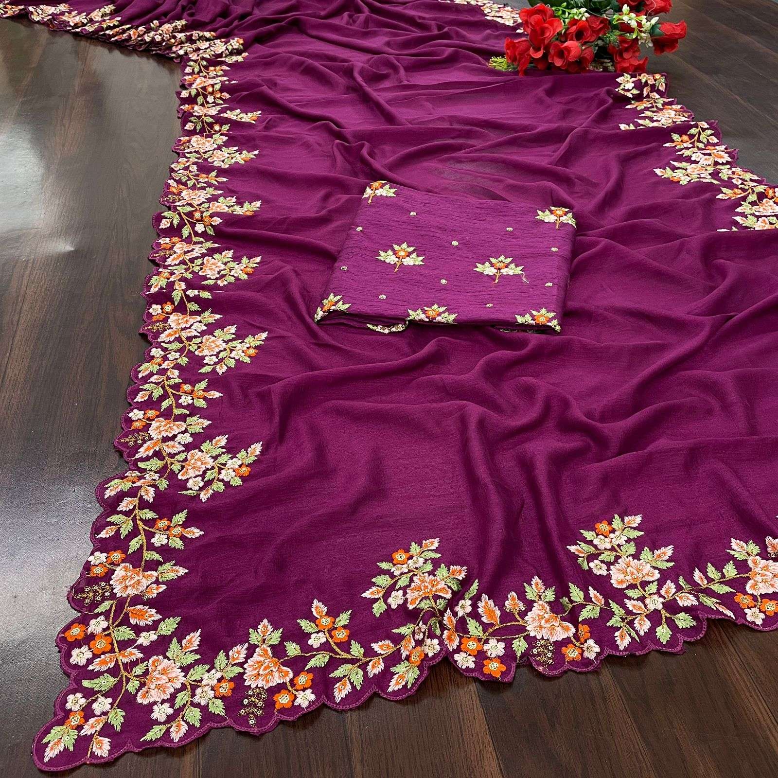 Akshita 1001 Party Designer Silk saree Wholesale catalog