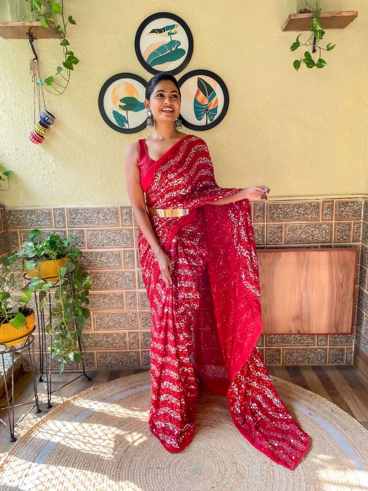 Akshita 301 Party Style Ready To Wear Georgette Saree Wholesale catalog