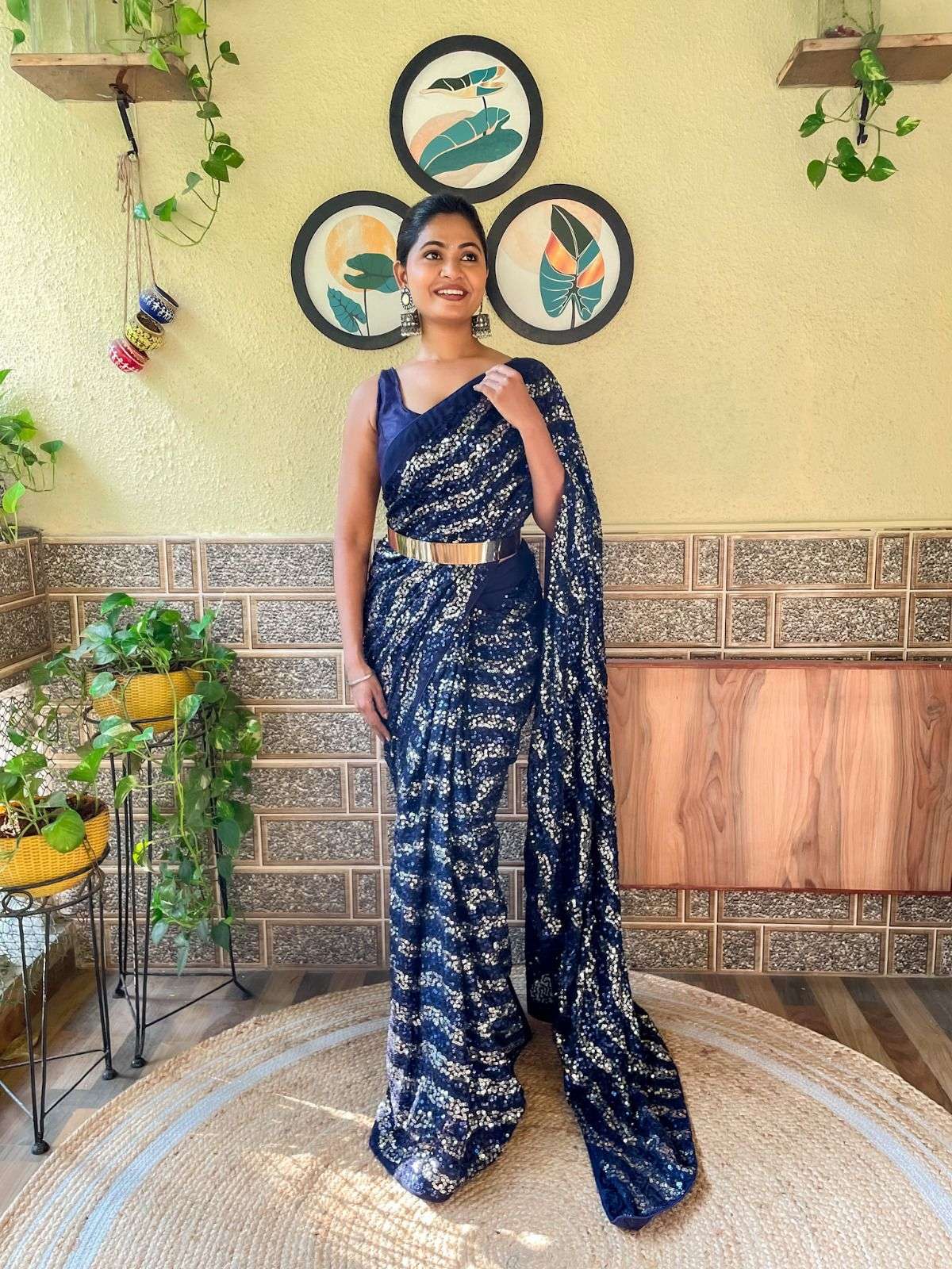 Akshita 301 Party Style Ready To Wear Georgette Saree Wholesale catalog