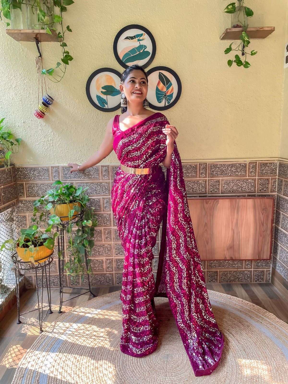 Akshita 301 Party Style Ready To Wear Georgette Saree Wholesale catalog