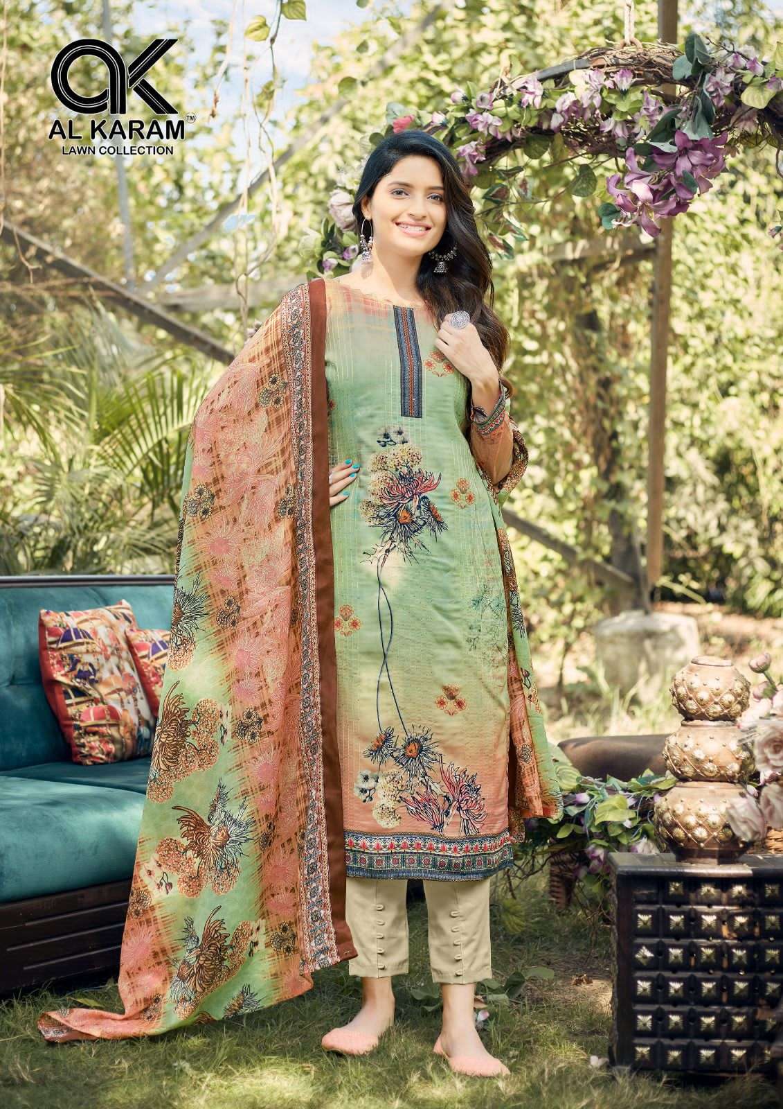 Al Karam Chikankari Vol-4 – Dress Material Wholesale catalog