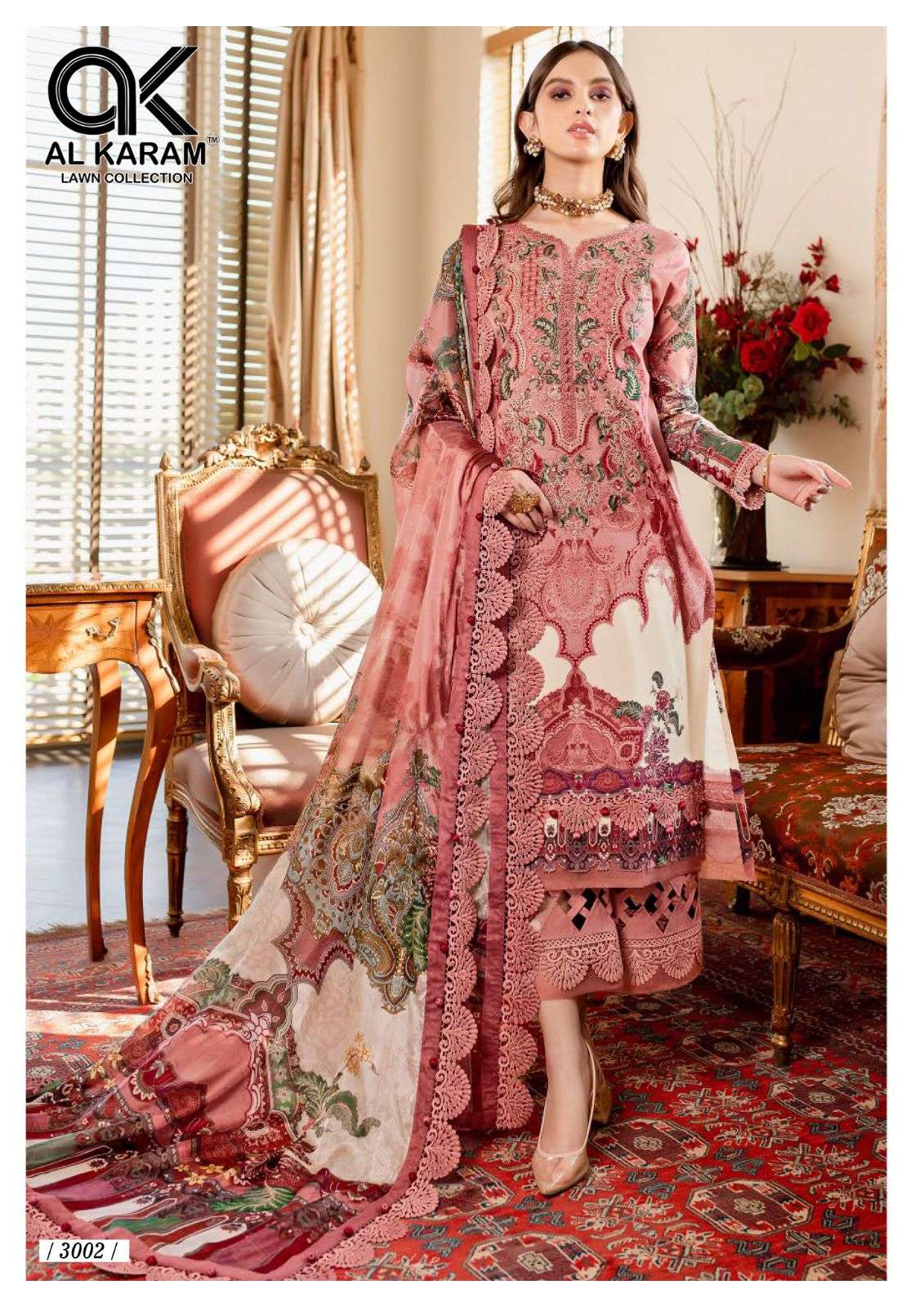 Al Karam Queen S Court Vol-3 – Dress Material Wholesale catalog
