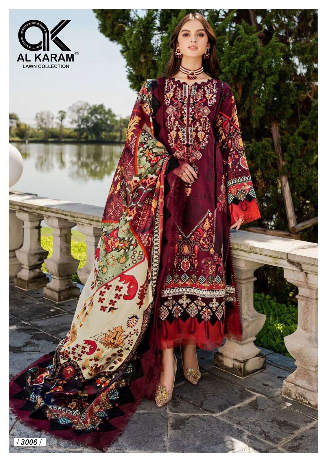 Al Karam Queen S Court Vol-3 – Dress Material Wholesale catalog
