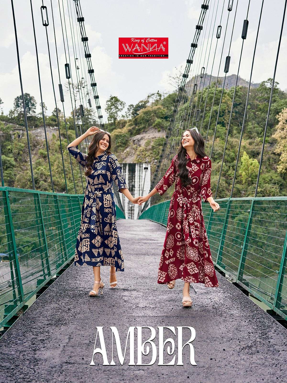 Amber Fancy One Piece Summer Collection Kurti Wholesale catalog