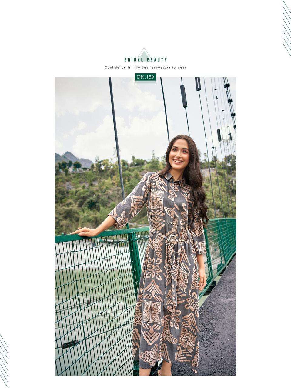 Amber Fancy One Piece Summer Collection Kurti Wholesale catalog