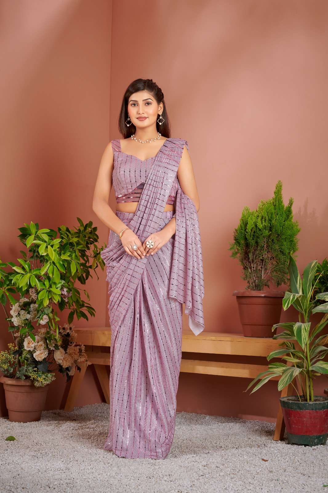 Amoha Trendz 101015 Designer Ready To Wear Saree Wholesale catalog