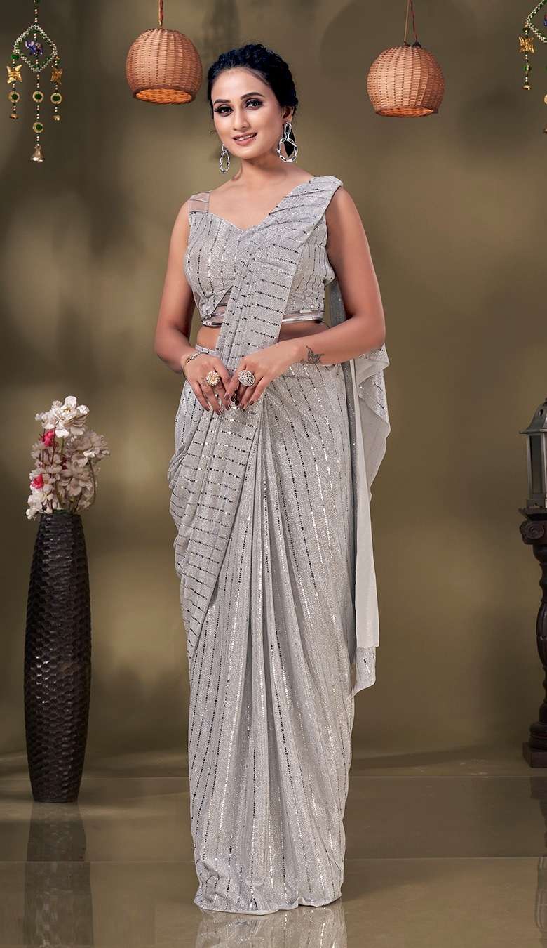 Amoha Trendz 101015 Designer Ready To Wear Saree Wholesale catalog