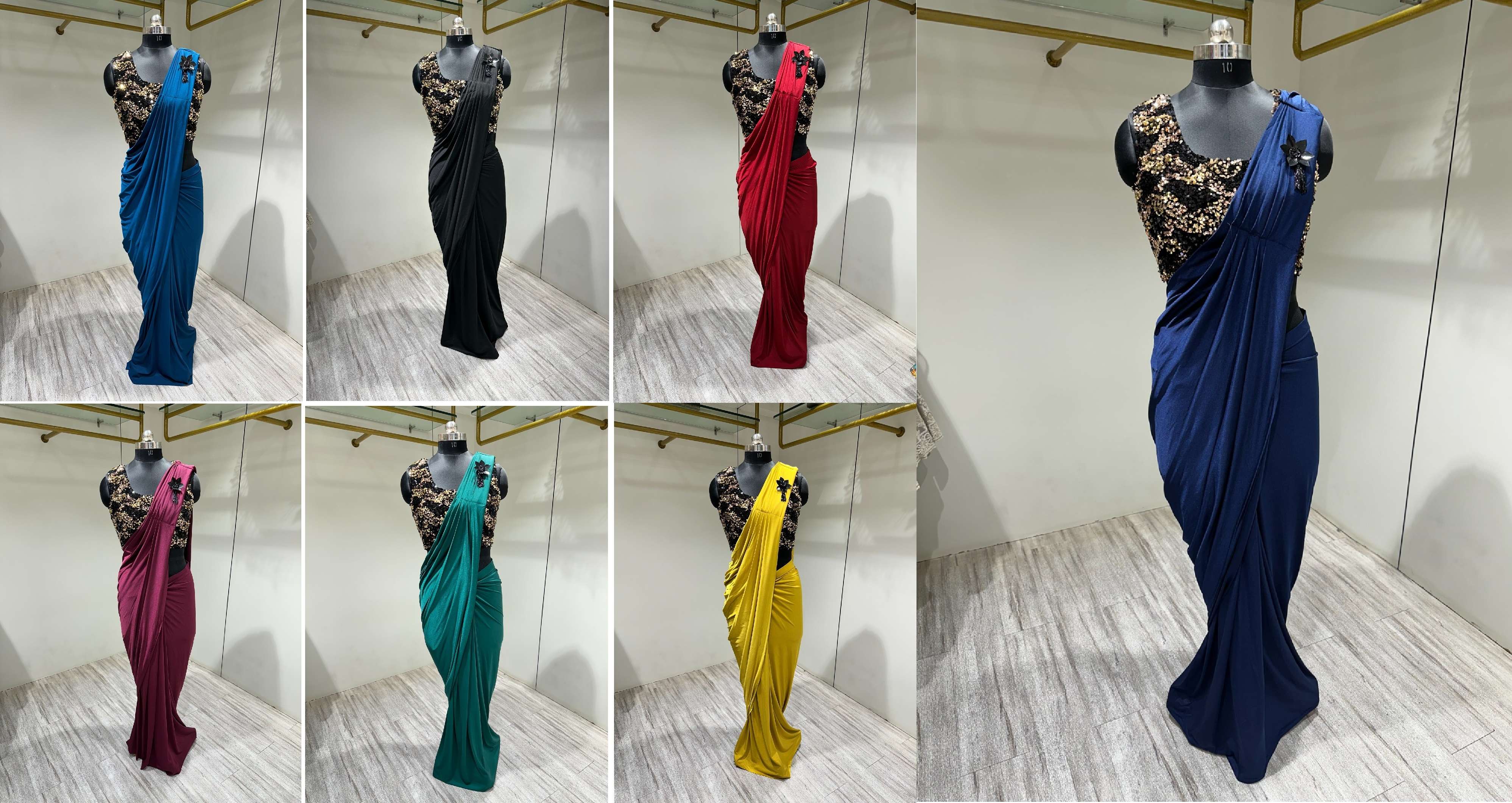 Amoha Trendz 10136 Exclusive Designer Saree Wholesale catalog