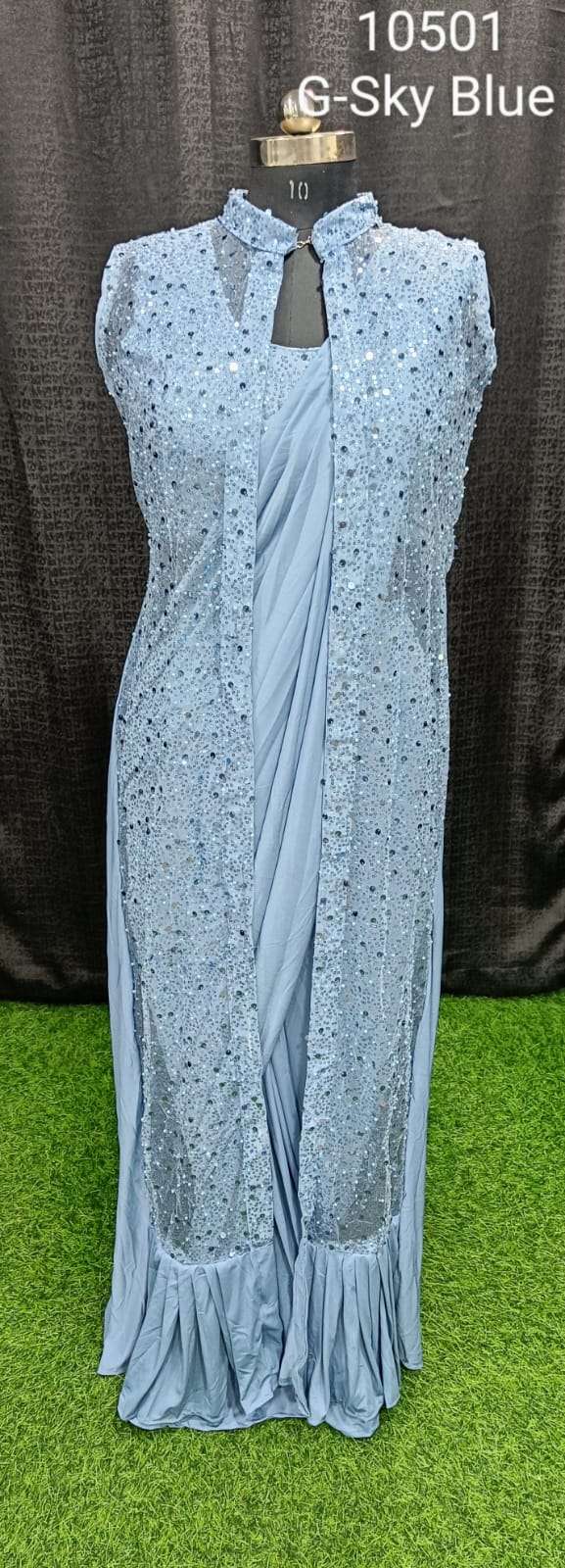 Amoha Trendz 10501 Designer Ready To Wear Saree Wholesale catalog