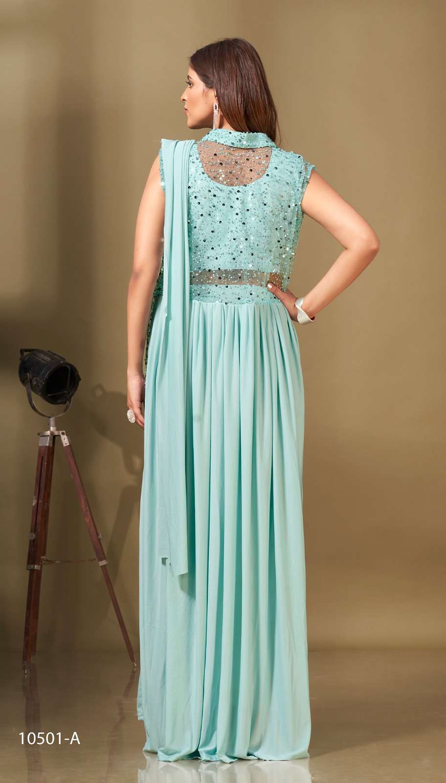 Amoha Trendz 10501 Designer Ready To Wear Saree Wholesale catalog