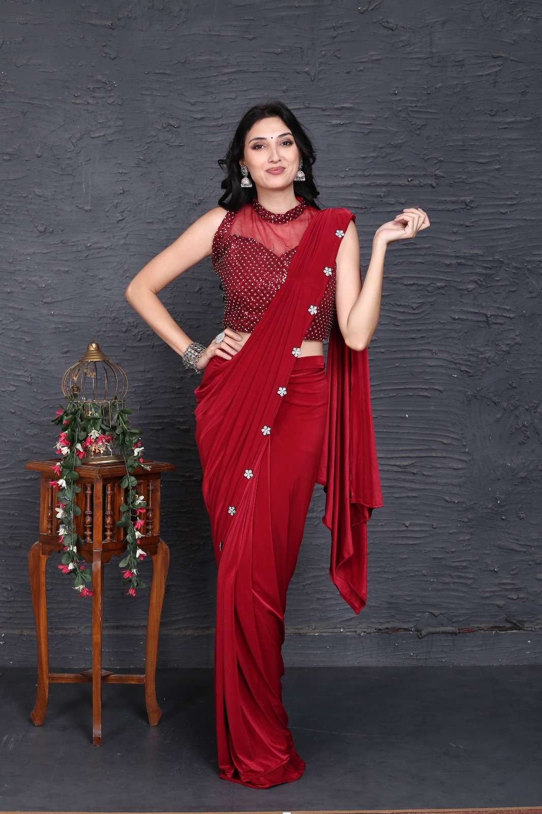 Amoha Trendz 10768 Fancy Ready To Wear Saree Wholesale catalog