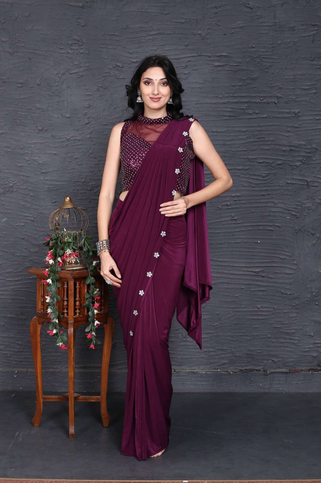 Amoha Trendz 10768 Fancy Ready To Wear Saree Wholesale catalog
