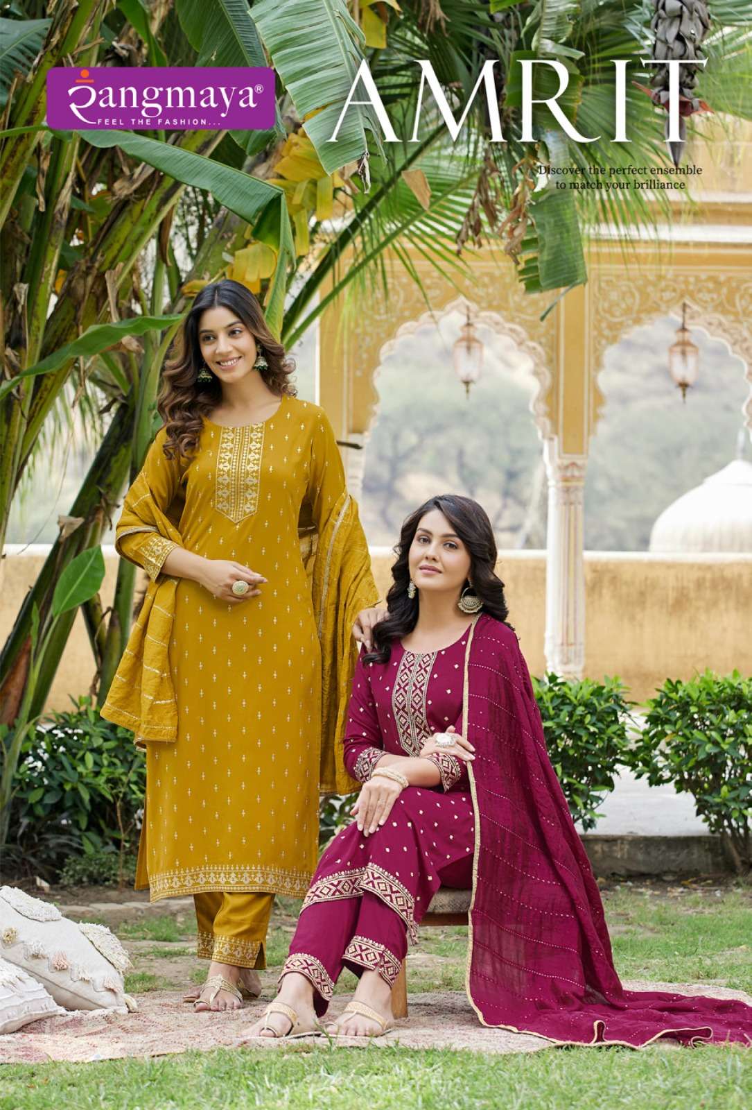 AMRIT  Kurti with Pant with duppata Wholesale catalog