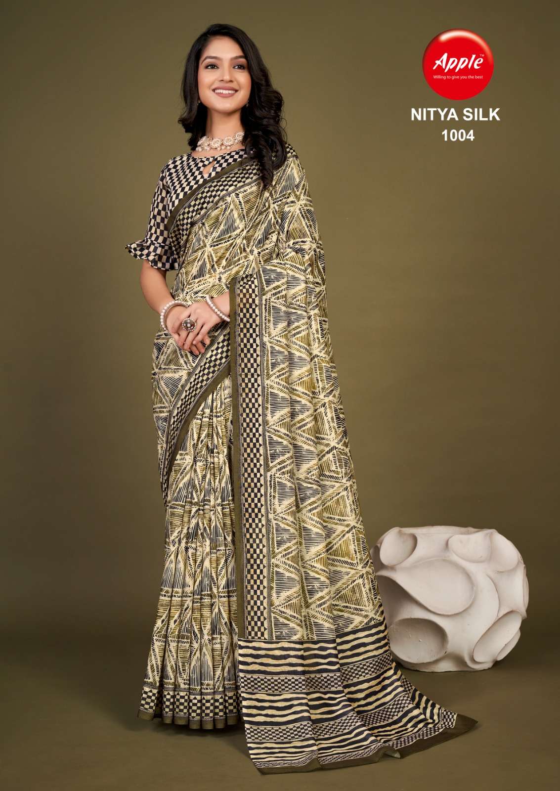 Apple Nitya  Silk Vol 10 Chanderi Cotton Saree Wholesale catalog