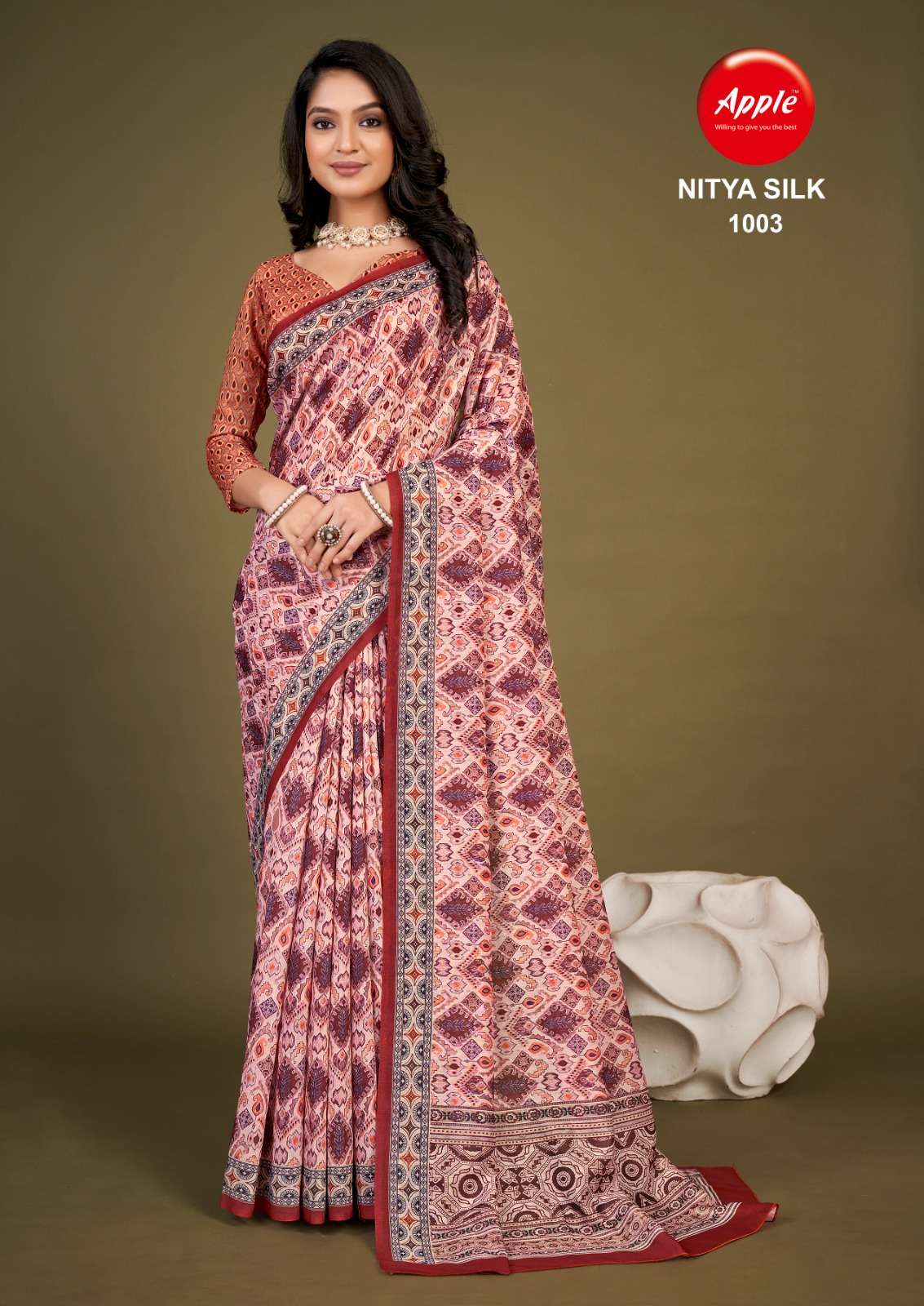 Apple Nitya  Silk Vol 10 Chanderi Cotton Saree Wholesale catalog