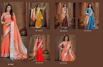 Aura Rajsheela Festive Wear Khun Silk Saree Wholesale catalog