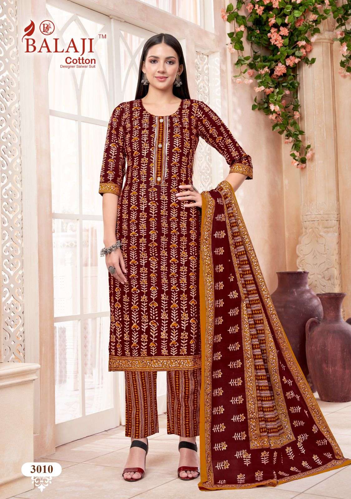 Balaji Art Work Vol-3 – Dress Material Wholesale catalog