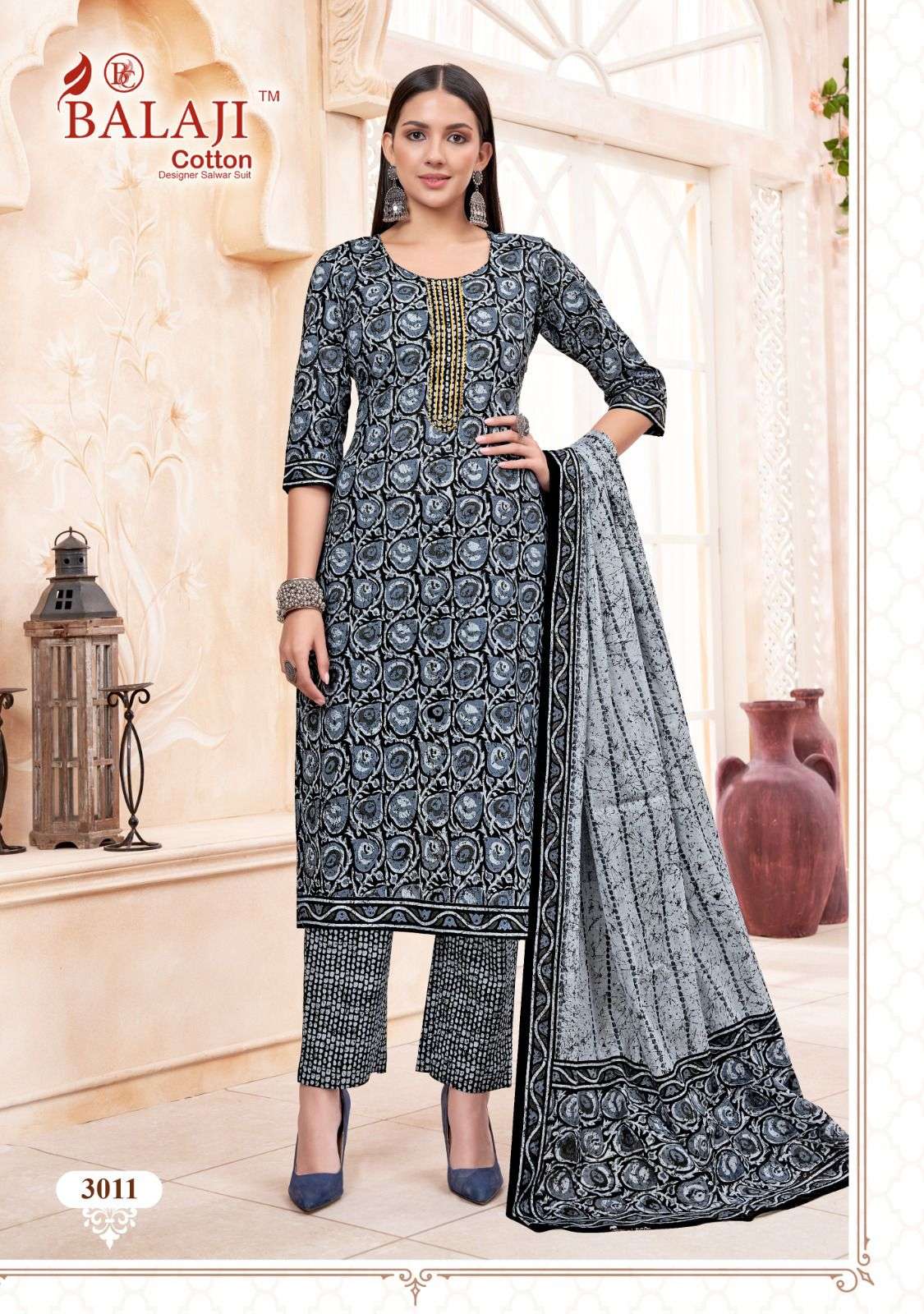 Balaji Art Work Vol-3 – Dress Material Wholesale catalog