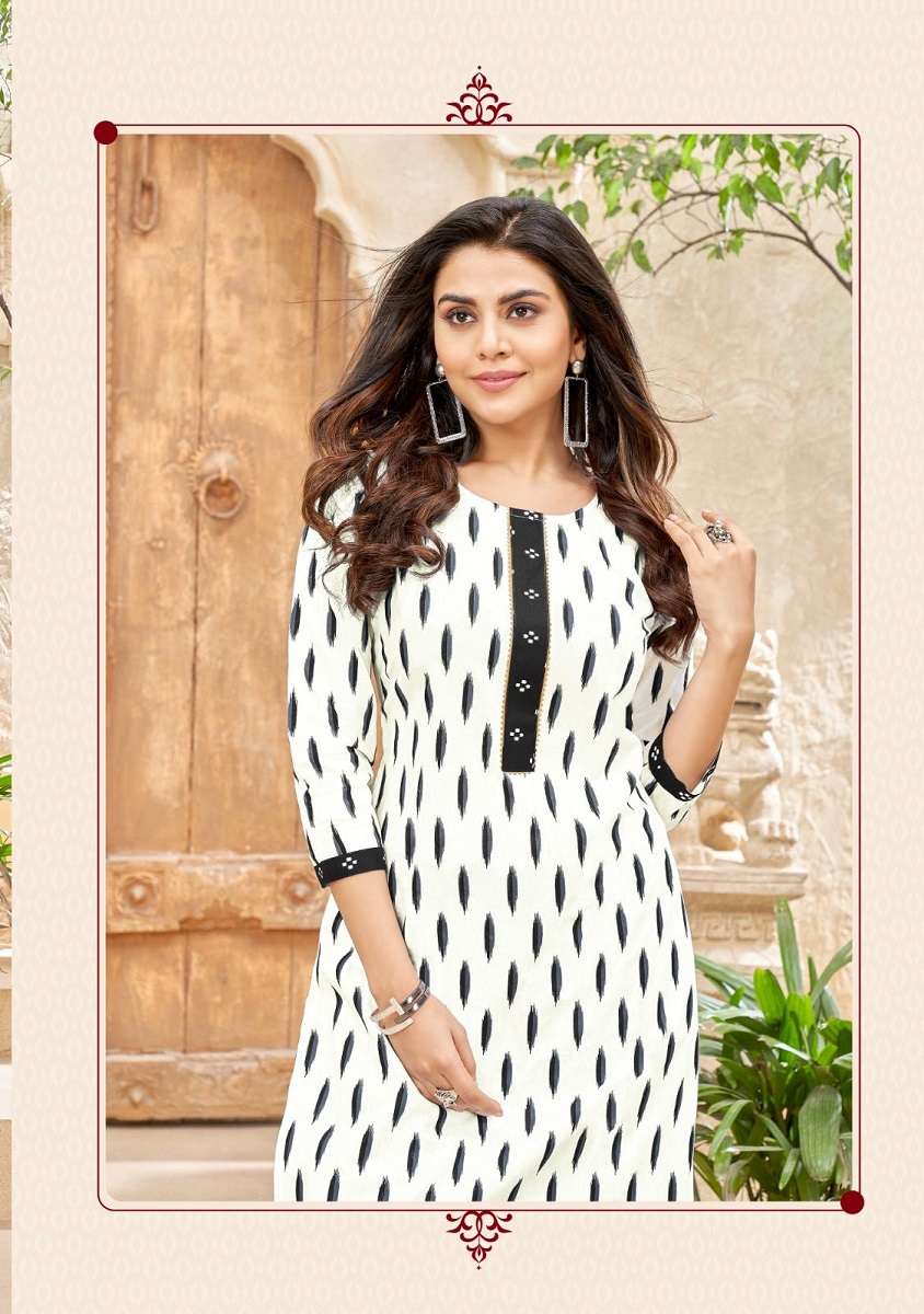 Balaji Ikkat – Kurti With Pant at wholesale catalog