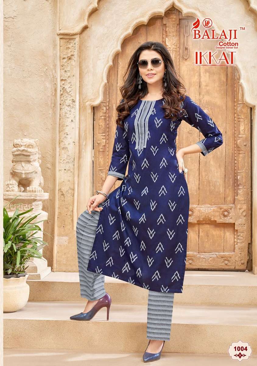 Balaji Ikkat – Kurti With Pant at wholesale catalog