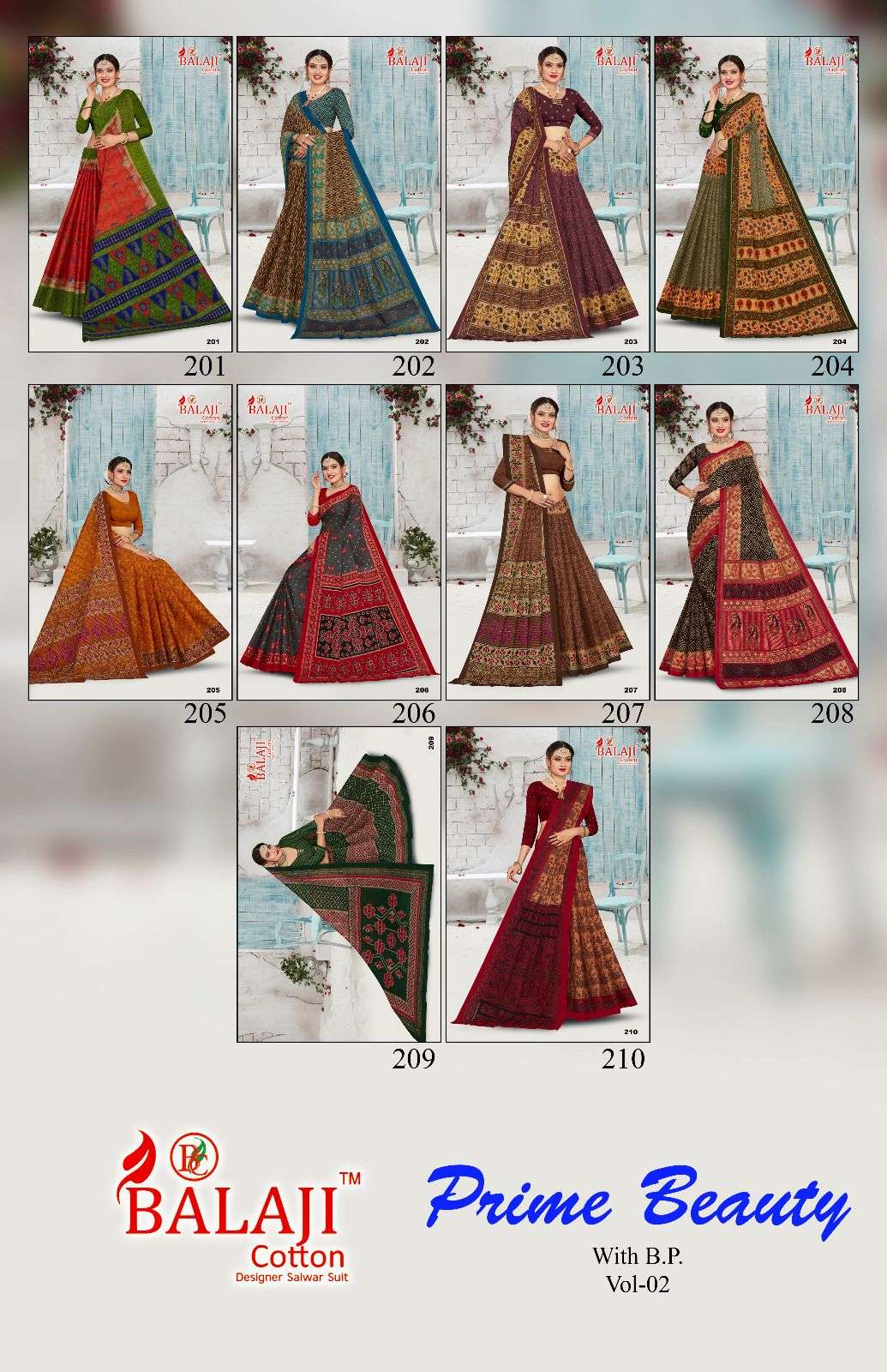 Balaji Prime Beauty Vol-2 Wholesale Catalog