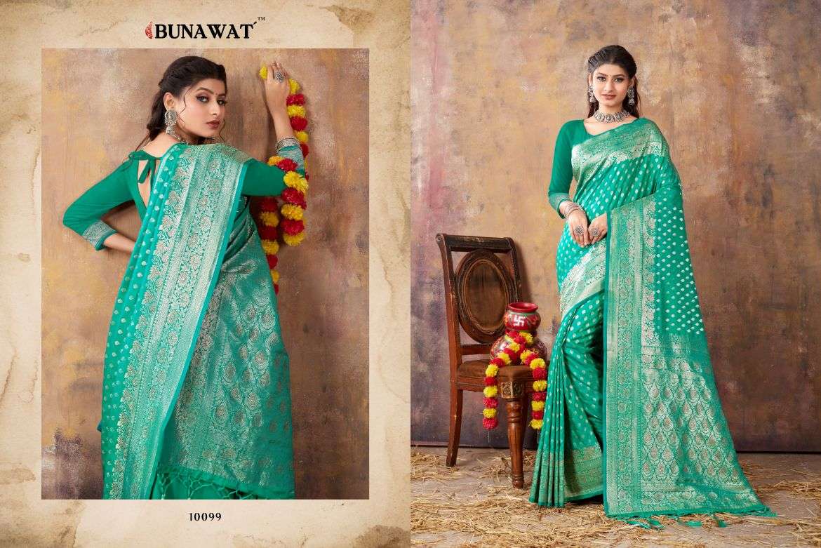 Bunawat Akansha Designer Banarasi Silk Saree Wholesale catalog