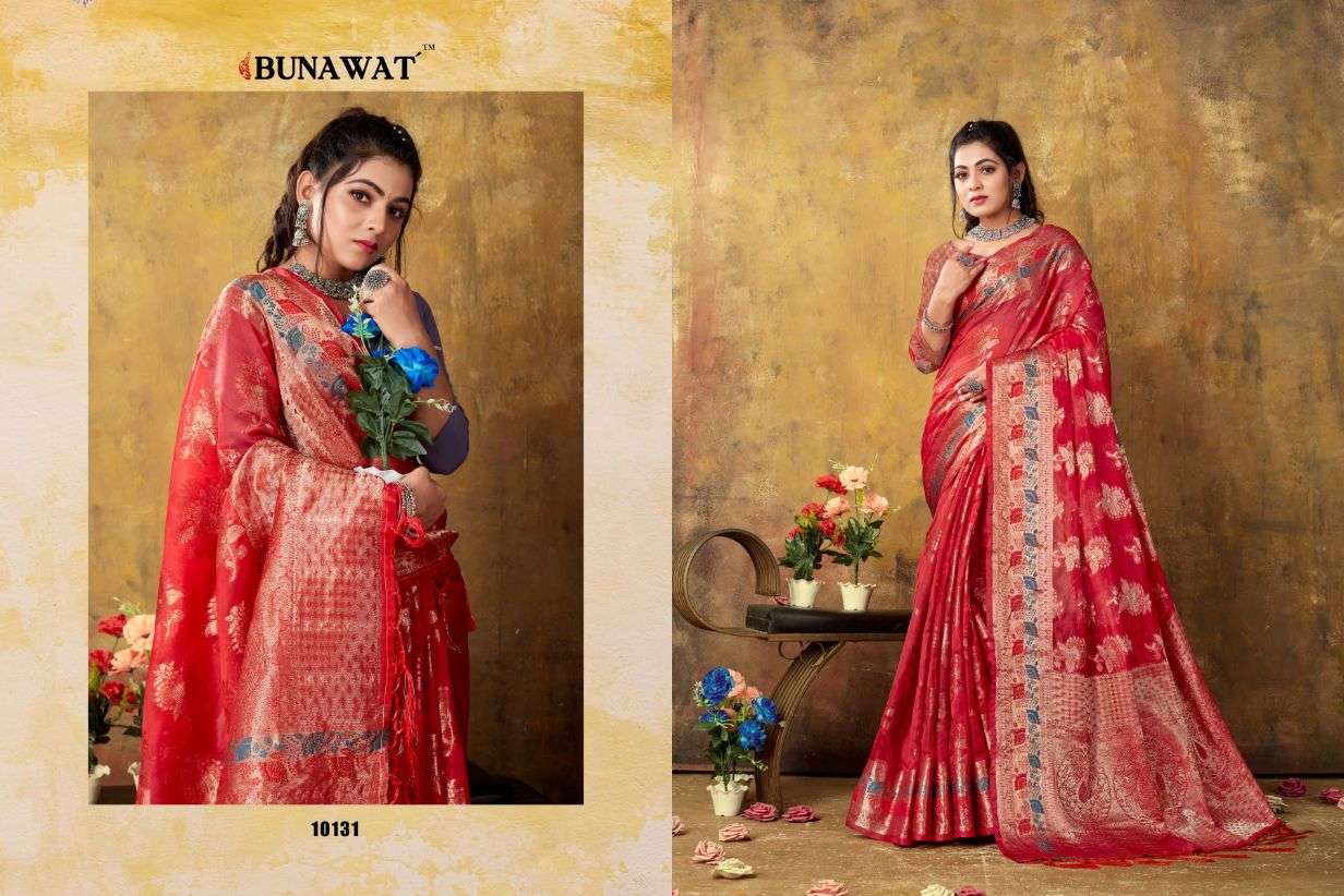 Bunawat Kanika Exclusive Organza Saree Wholesale catalog