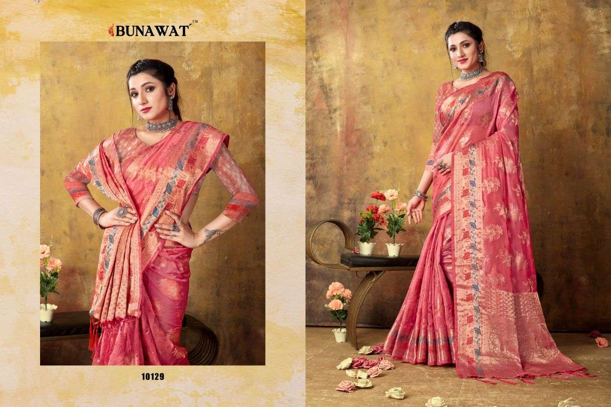 Bunawat Kanika Exclusive Organza Saree Wholesale catalog