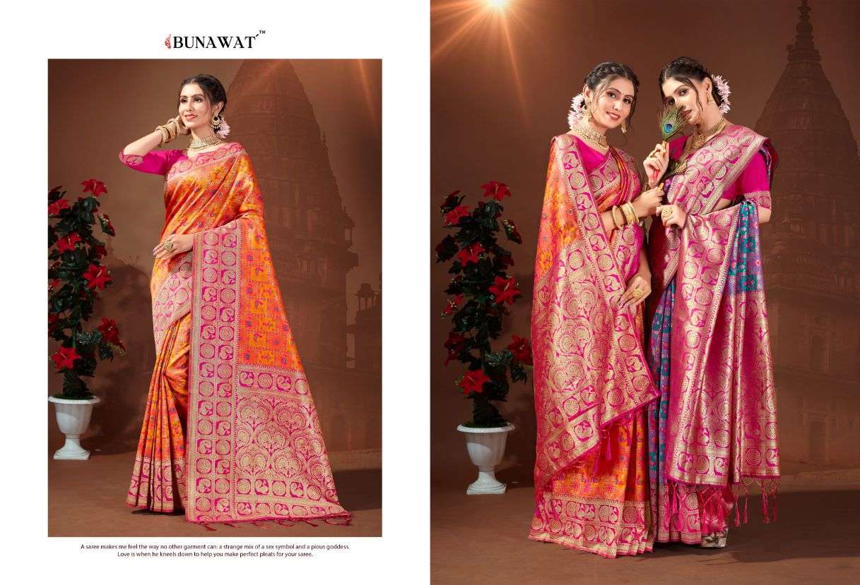 Bunawat Vishva Exclusive Patola Silk Saree Wholesale catalog