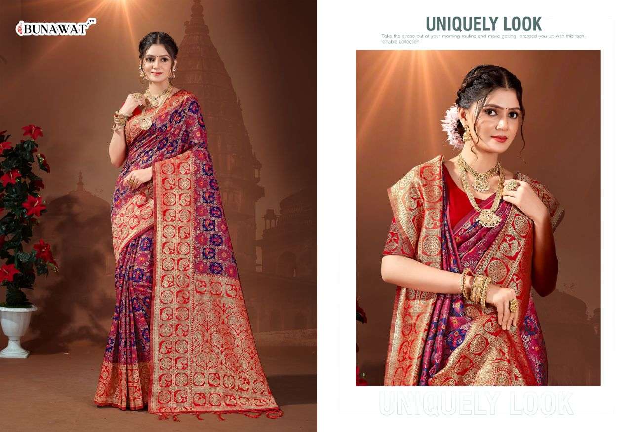 Bunawat Vishva Exclusive Patola Silk Saree Wholesale catalog