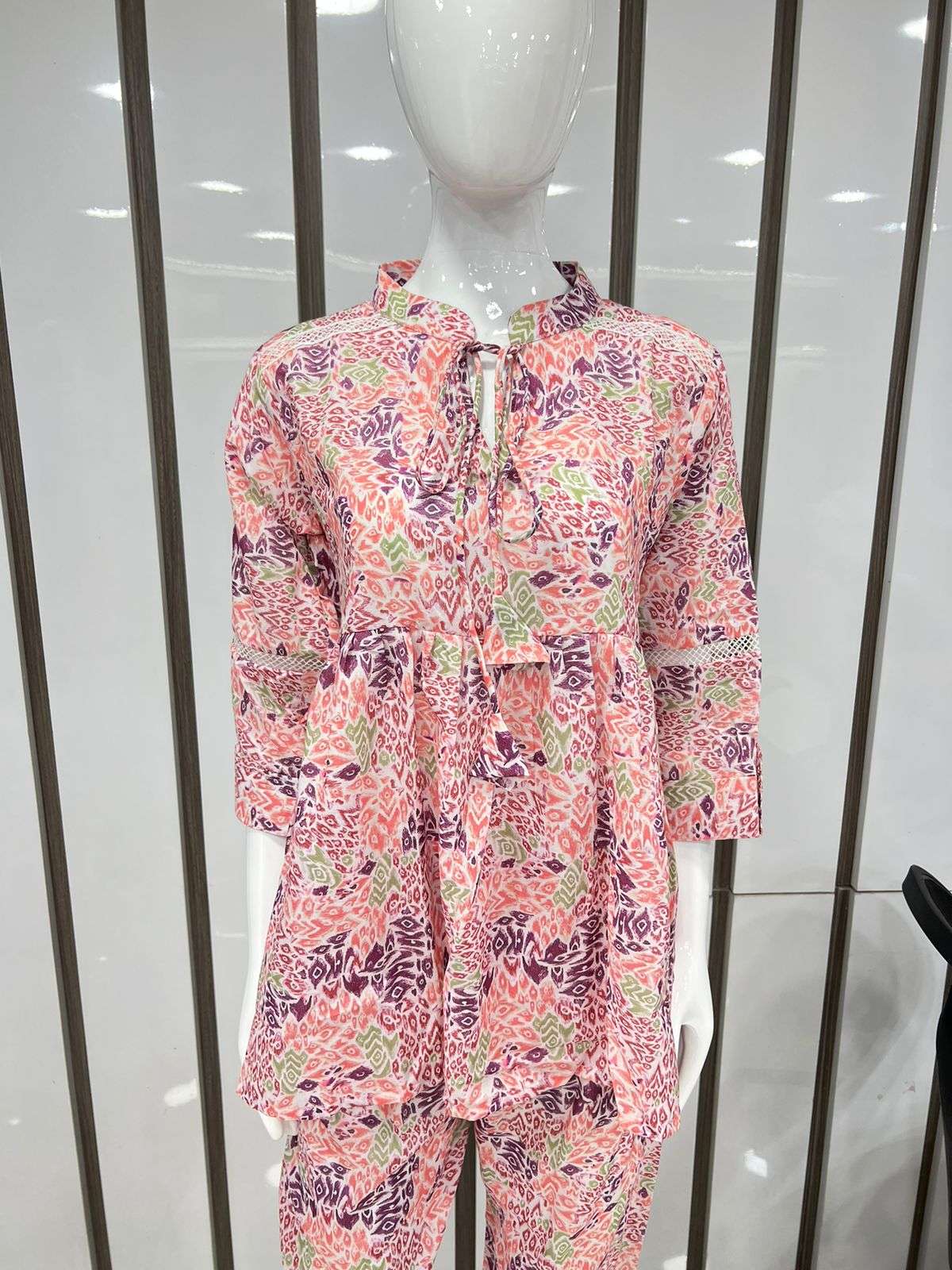 Co ord sets Cotton Digital Pribt Kurti wholesale Catalog