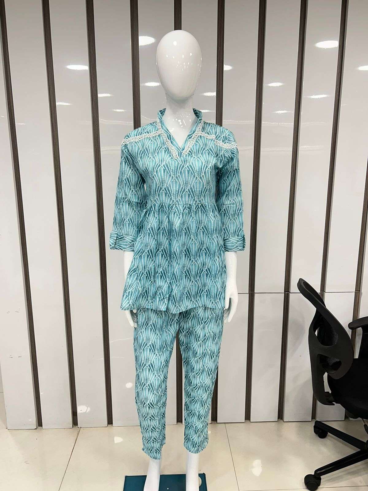 Co ord sets Cotton Digital Pribt Kurti wholesale Catalog