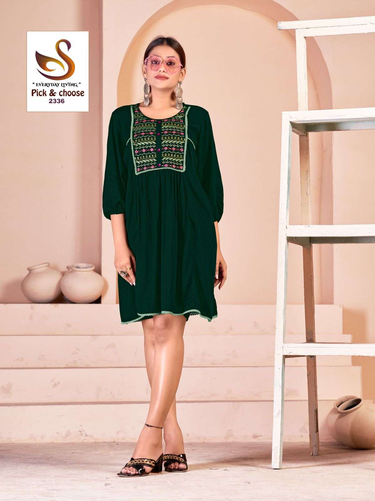 Combo Tunic Collection Fabric Pure Viscose WRINKLE RAYON Wholesale catalog