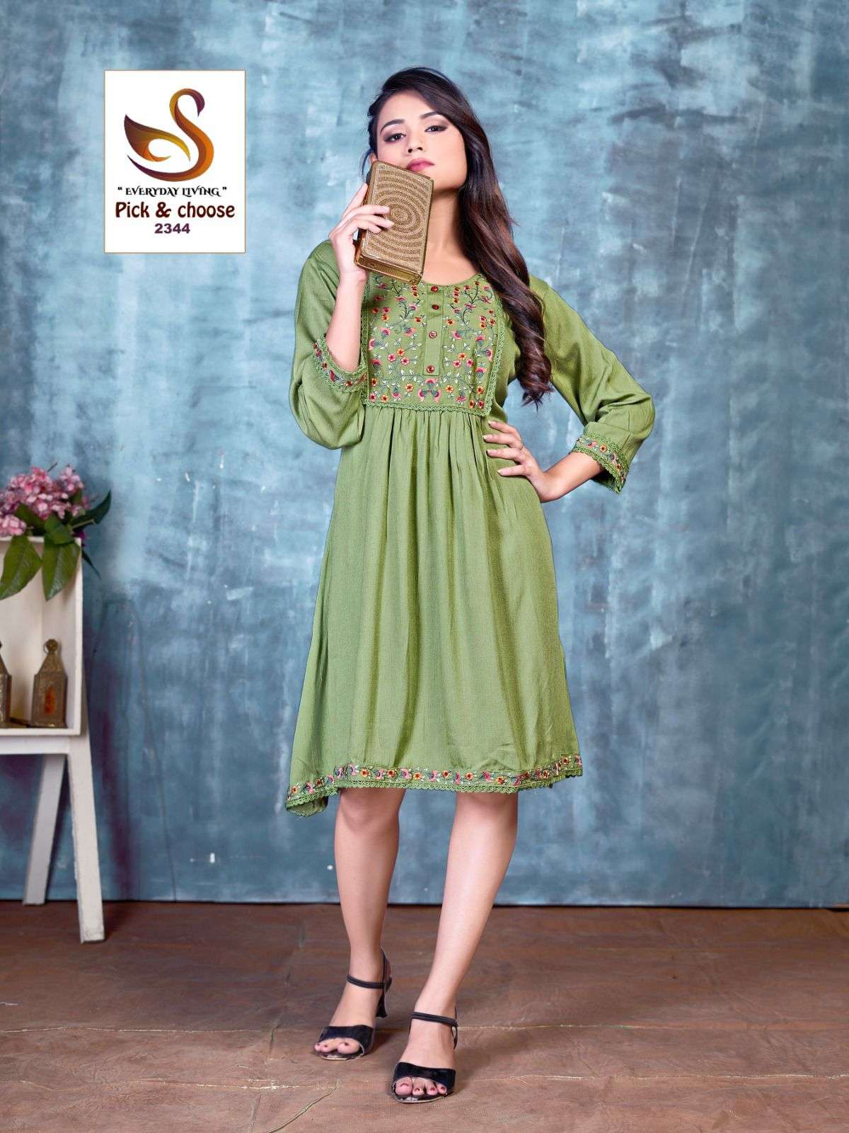 Combo Tunic Collection Fabric Pure Viscose WRINKLE RAYON Wholesale catalog