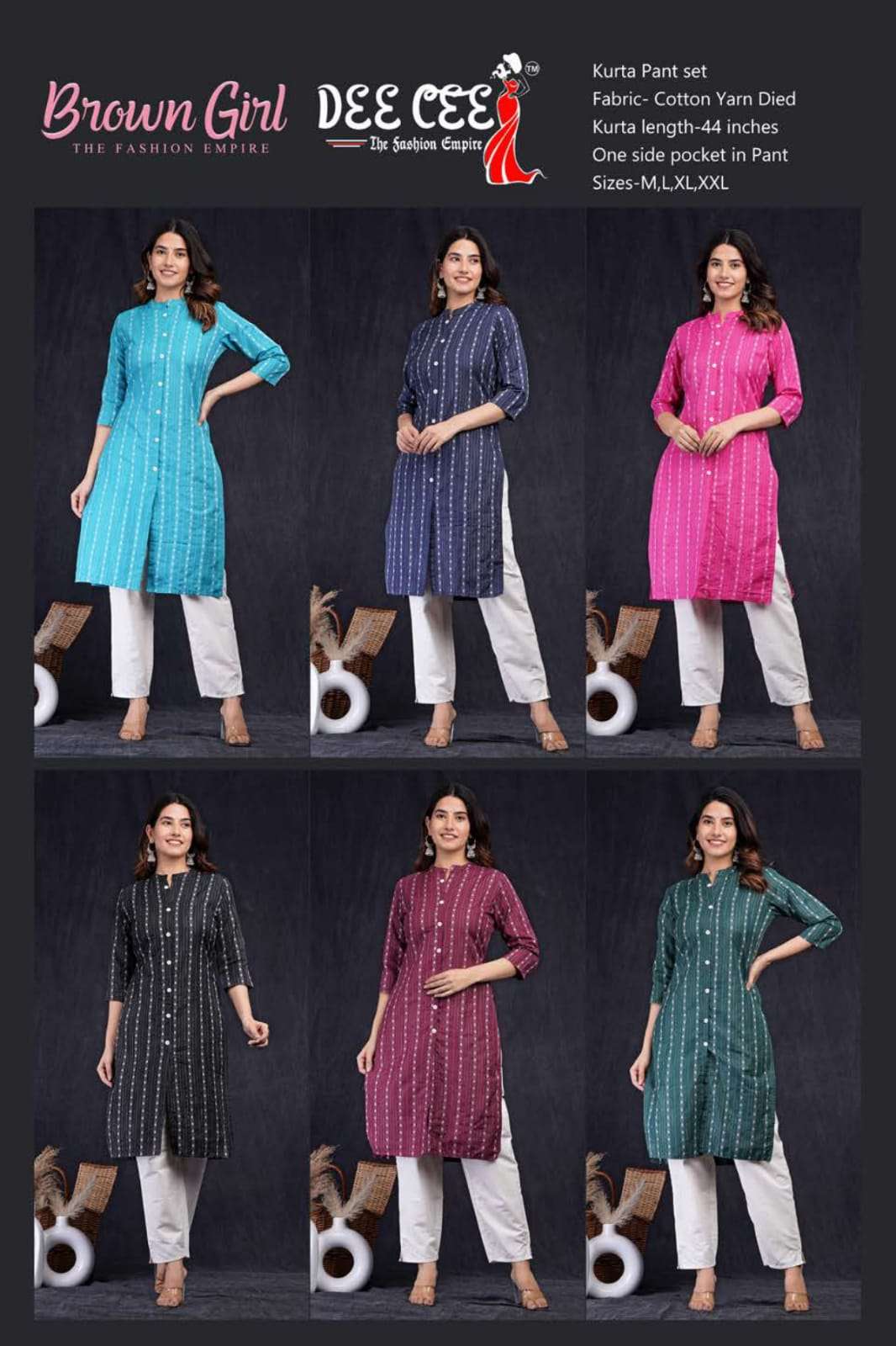 Deecee Cotton KURTA PENT SET Wholesale catalog