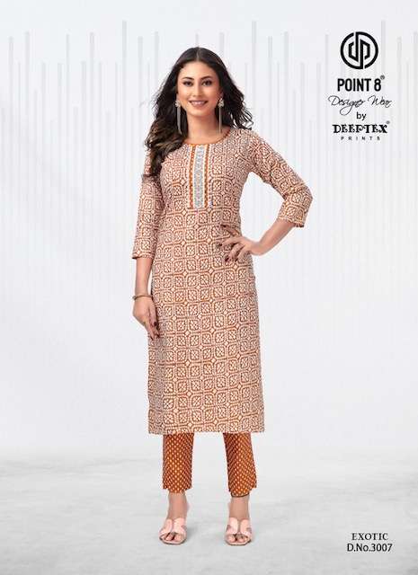 Deeptex Exotic Vol-3 – Kurti with Pant Wholesle catalog