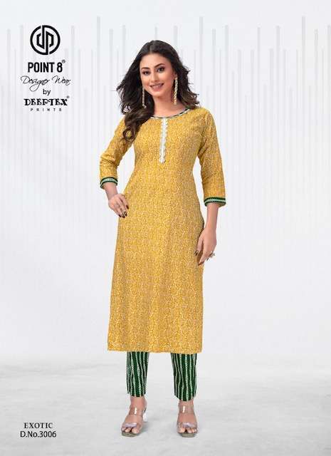 Deeptex Exotic Vol-3 – Kurti with Pant Wholesle catalog