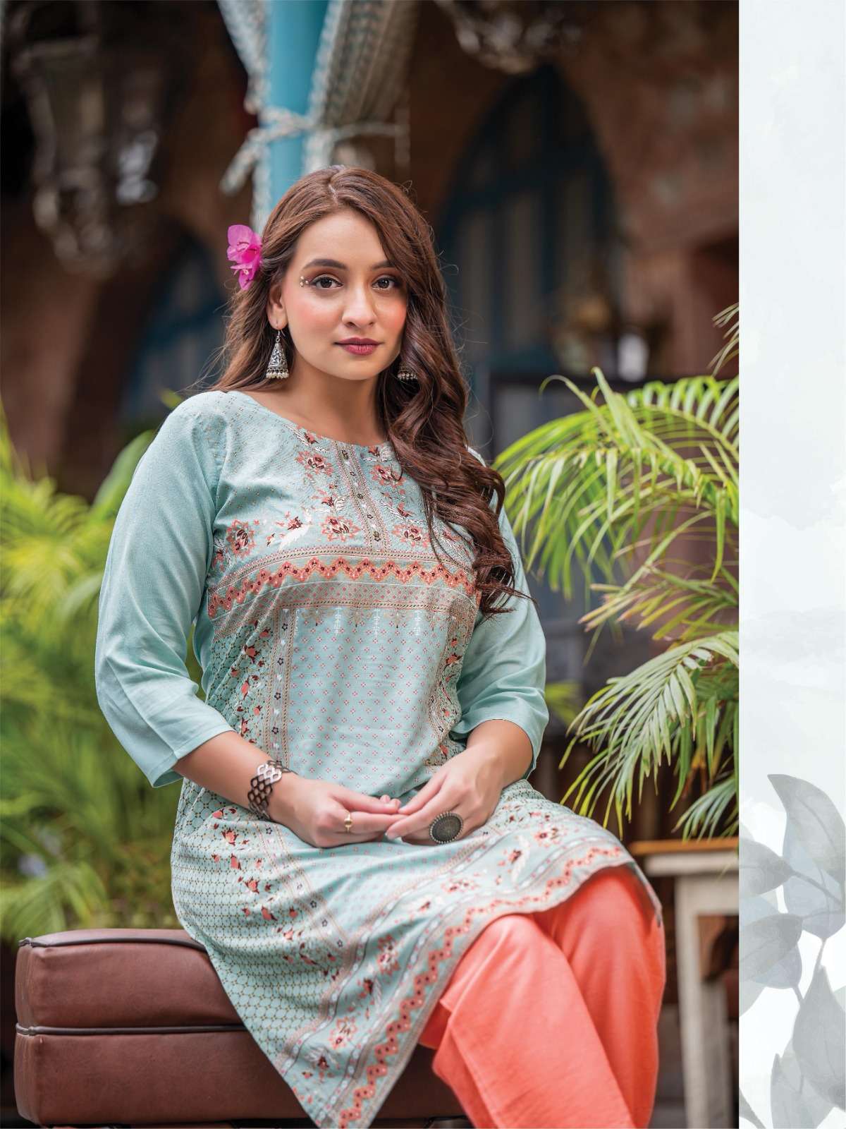 DESIGNER SHORT KURTI WITH CONCEPT EMBROIDERY & DETAILING Wholesale catalog