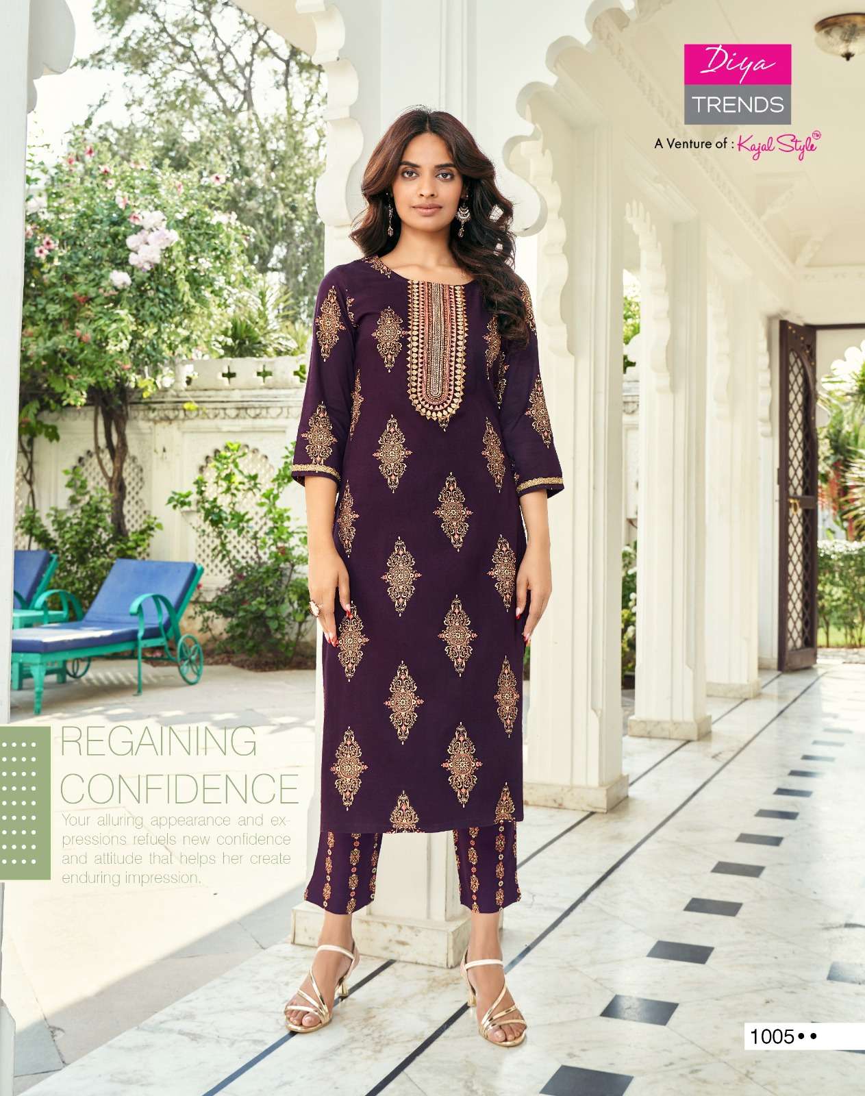 DIYA KAJAL STYLE ZOORI Vol - 2 Kurti Wholesale catalog