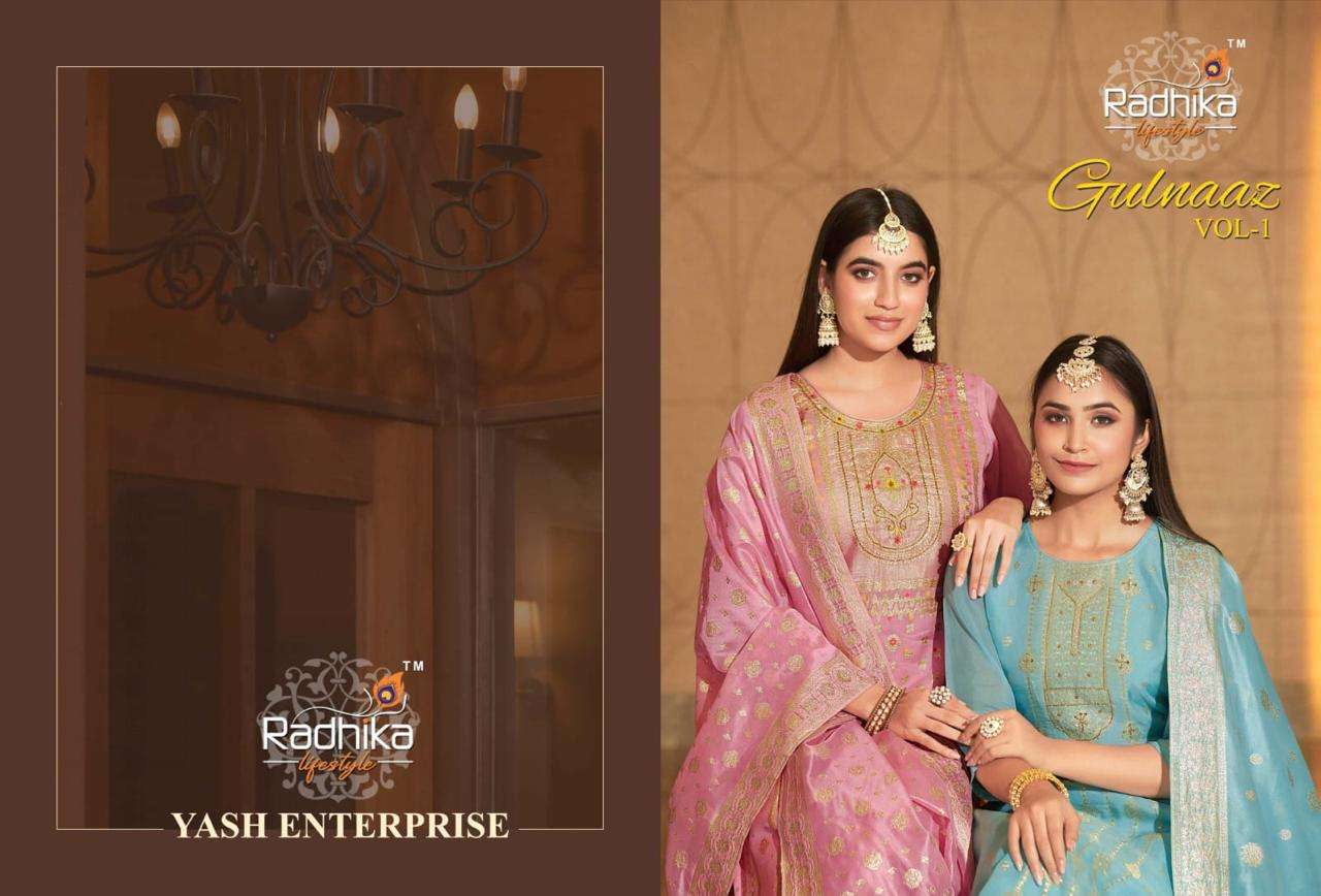 GULNAAZ VOL 1 ORGANZA WEAVING Wholesale catalog
