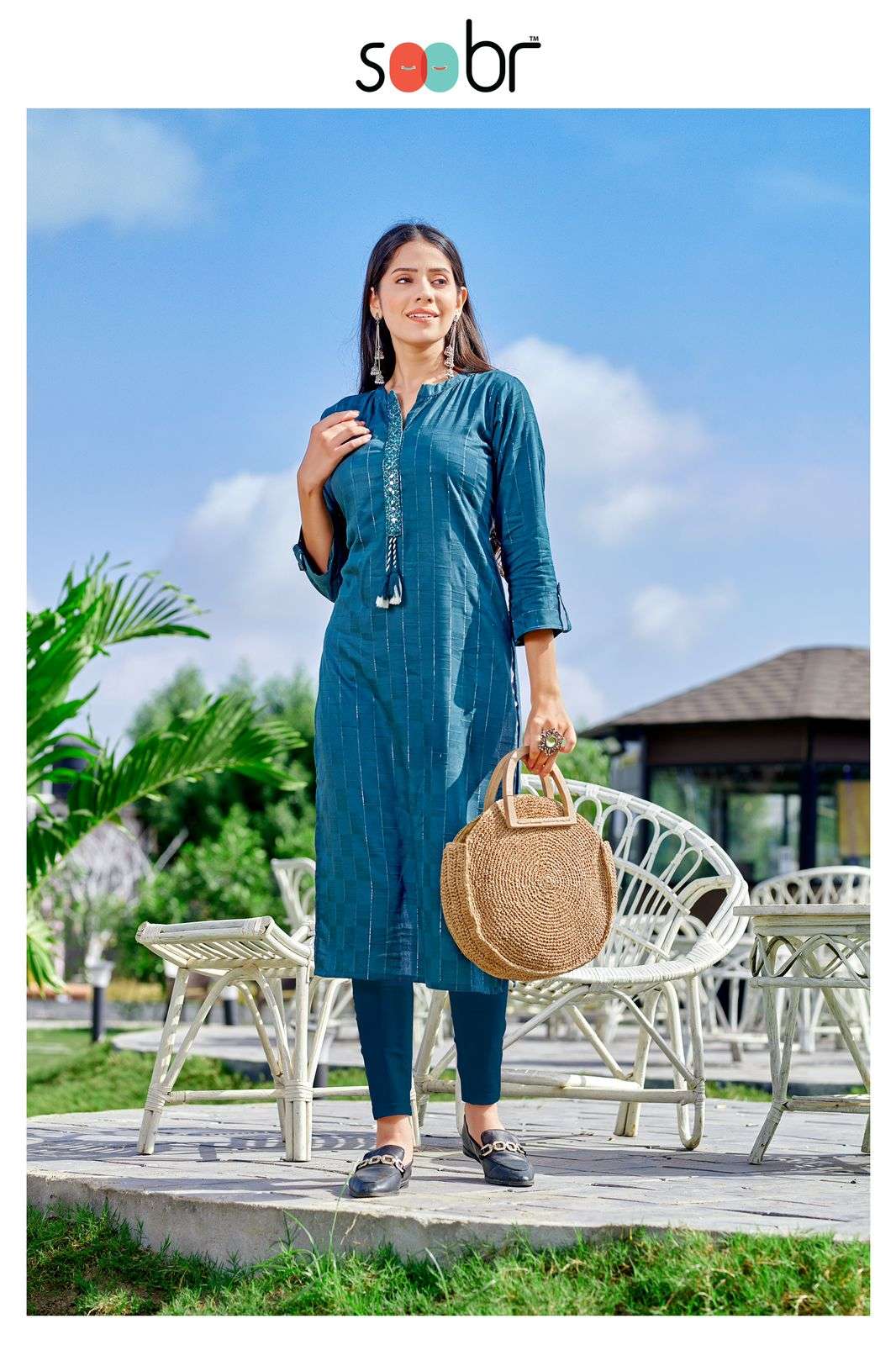 HIE SOOBR INDIGO RAYON KURTI WHOLESALE CATALOG