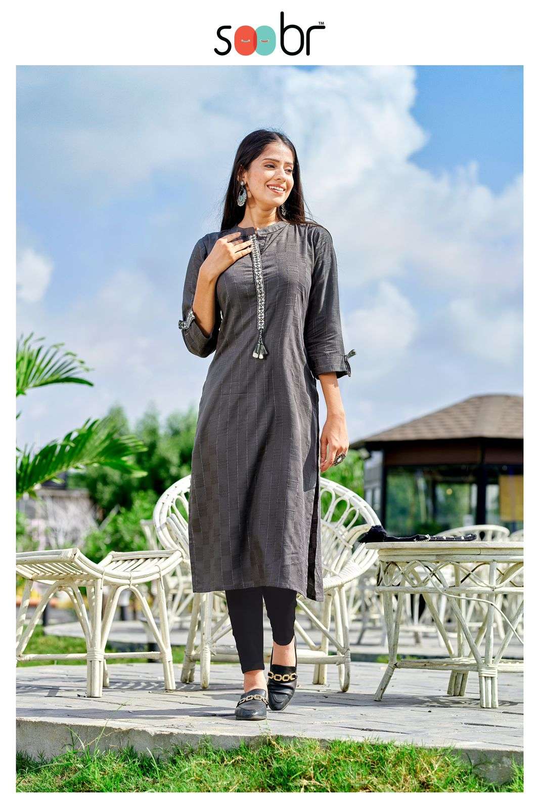 HIE SOOBR INDIGO RAYON KURTI WHOLESALE CATALOG