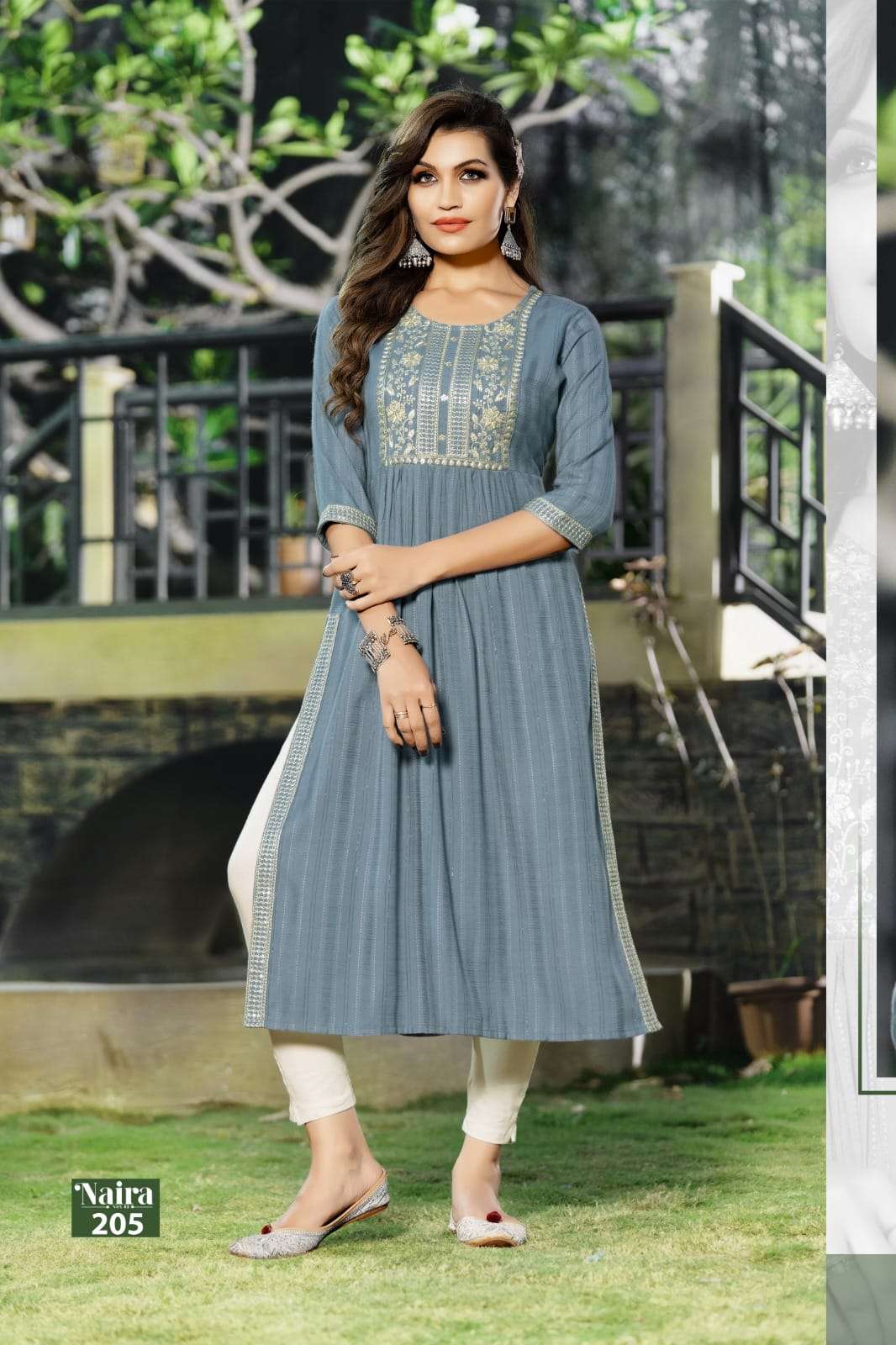 New Naira Cut Kurti Pent Set & New Beutiful Style - Etsy