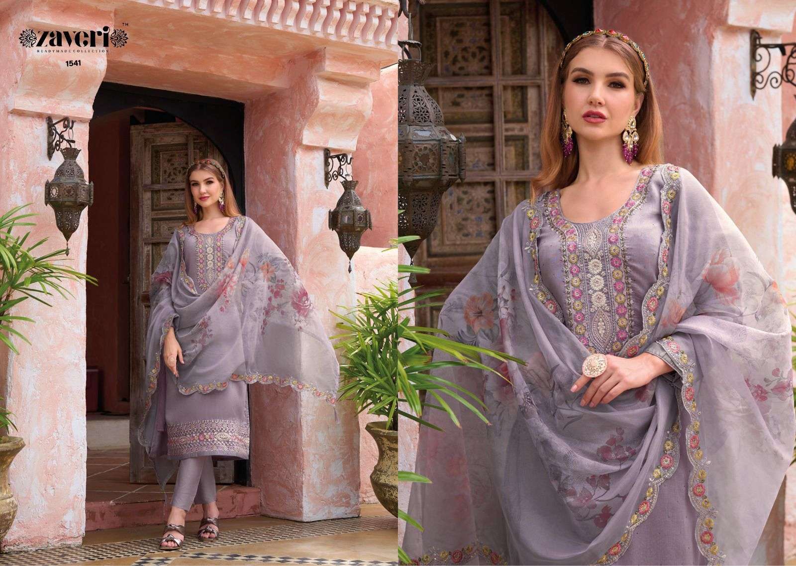IMROZ  Pure Maheshwari viscose silk Ready Made Dress