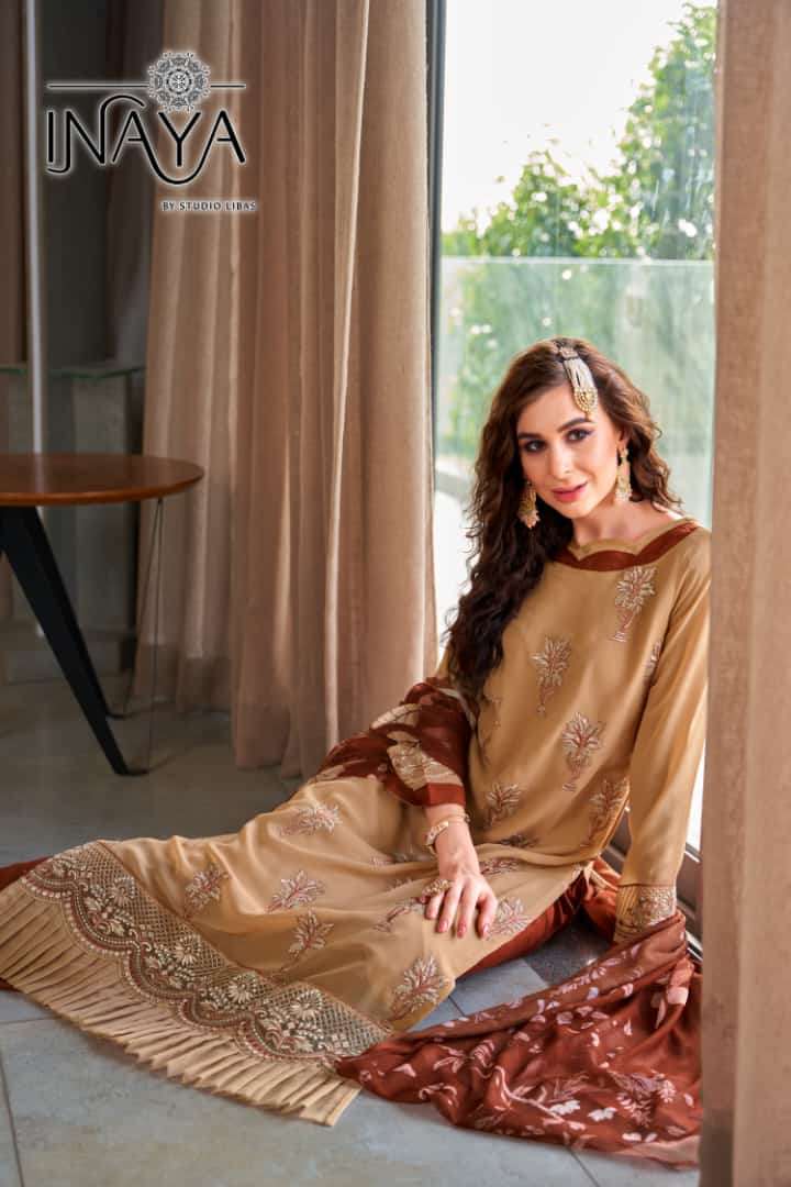Inaya Digital print chiffon Kurti Wholesale catalog